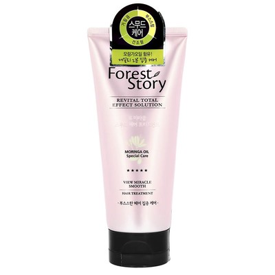 Forest story маска для гладкости волос с маслом моринги view miracle smooth hair treatment 200мл