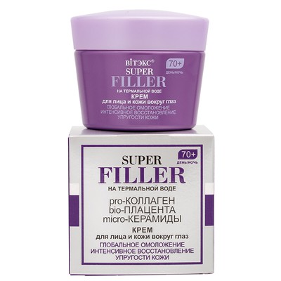 Витэкс SUPER FILLER  на Термальной воде 70 + Крем для лица и кож.вокр.глаз для н 45 мл