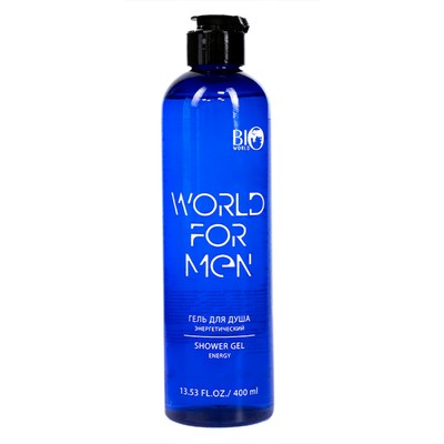 BIO WORLD FOR MEN  Гель для душа Энергетический, 400 мл