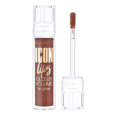 LUX visage ICON lips glossy volume  Блеск для губ с эффектом объема 511 Dark Chocolate